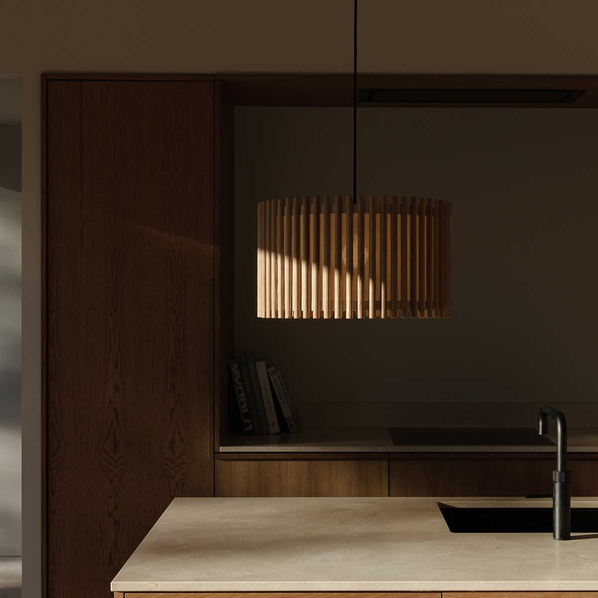 Hanglamp Komorebi large Naturel eiken