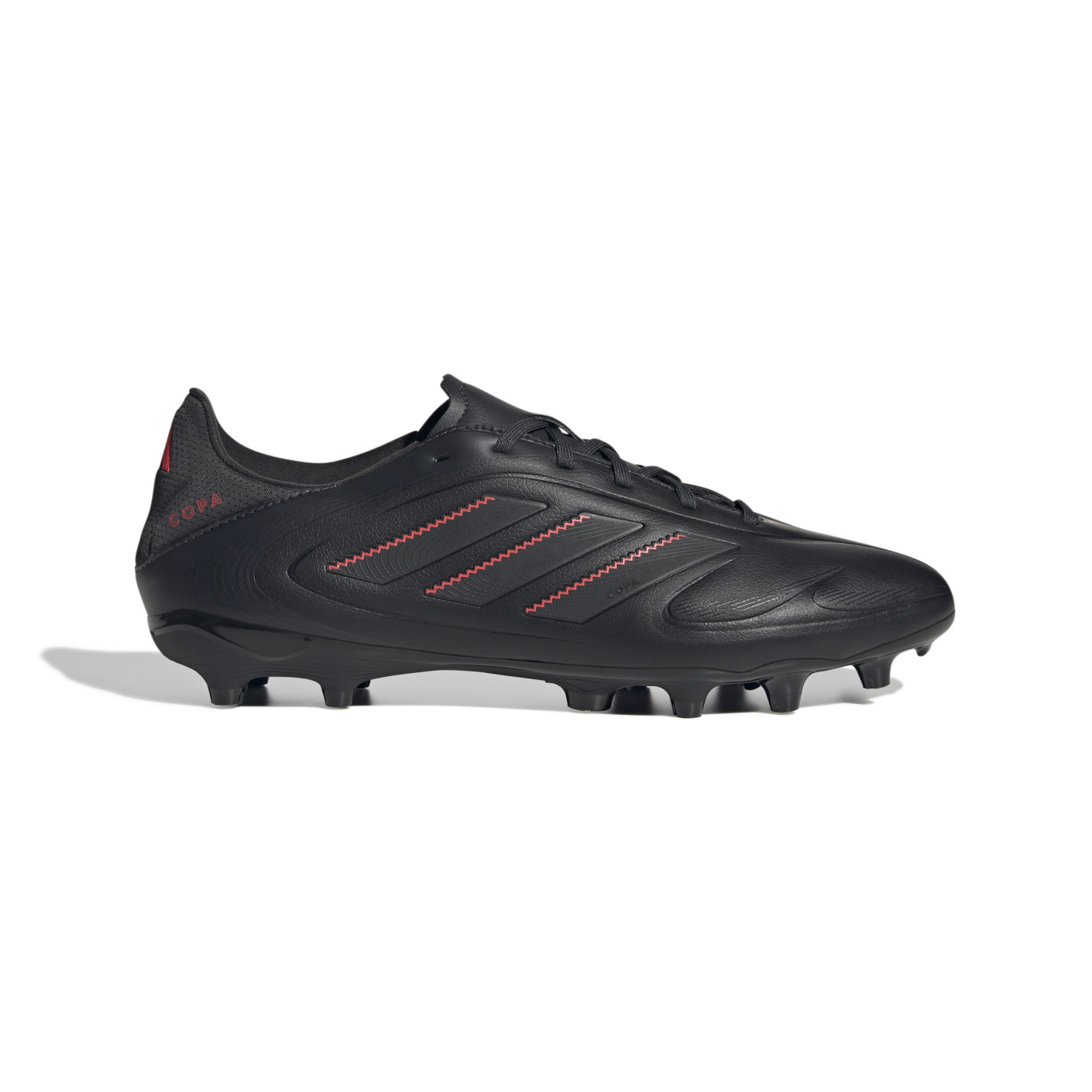 Adidas Copa Pure III League Gras / Kunstgras Voetbalschoenen (MG) Zwart Donkergrijs Rood
