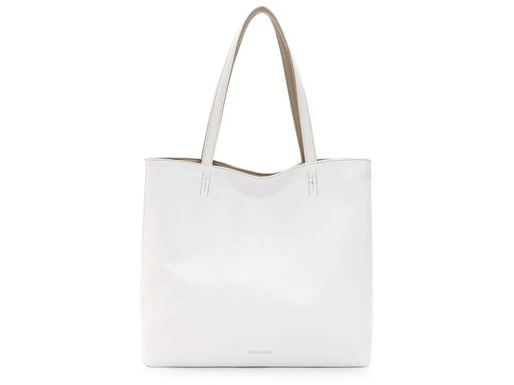 EMILY & NOAH Shopper Weiss Lederimitat  mit Bag in Bag