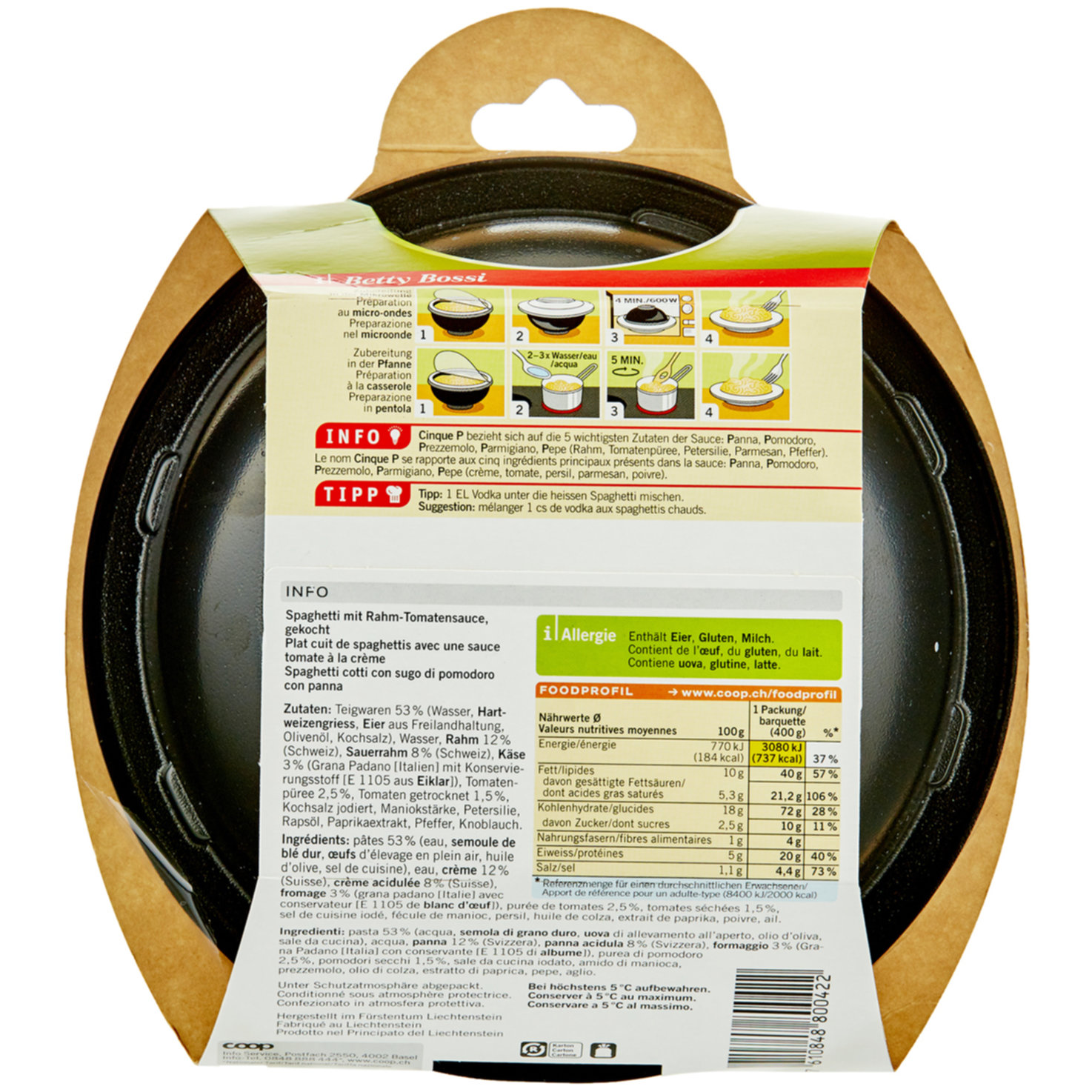 Betty Bossi Spaghetti Cinque P