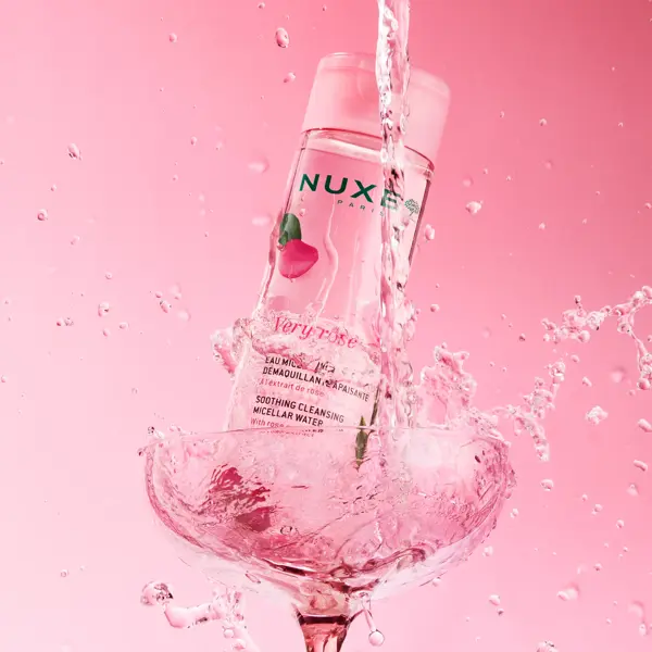 Água Micelar Suavizante 3 em 1 Nuxe Very Rose para Rosto e Olhos 100ml