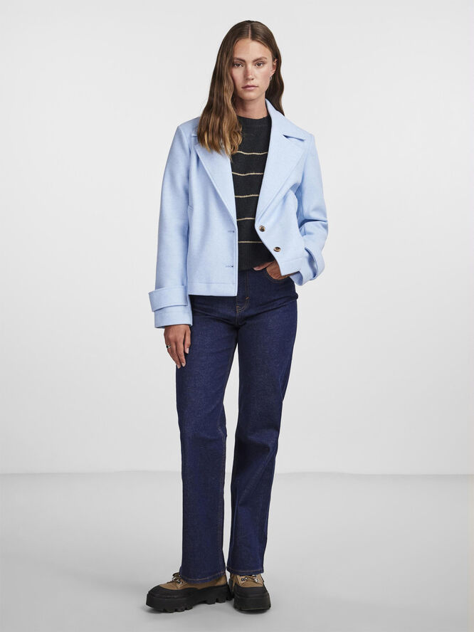 Pieces PCBEATRICE SHORT JACKET Angel falls