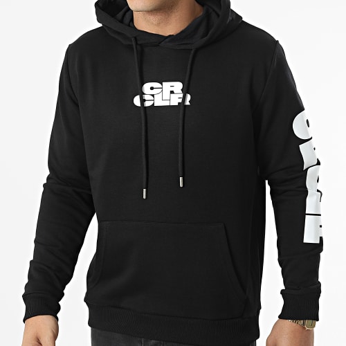 Sweat Capuche Nested Noir Blanc