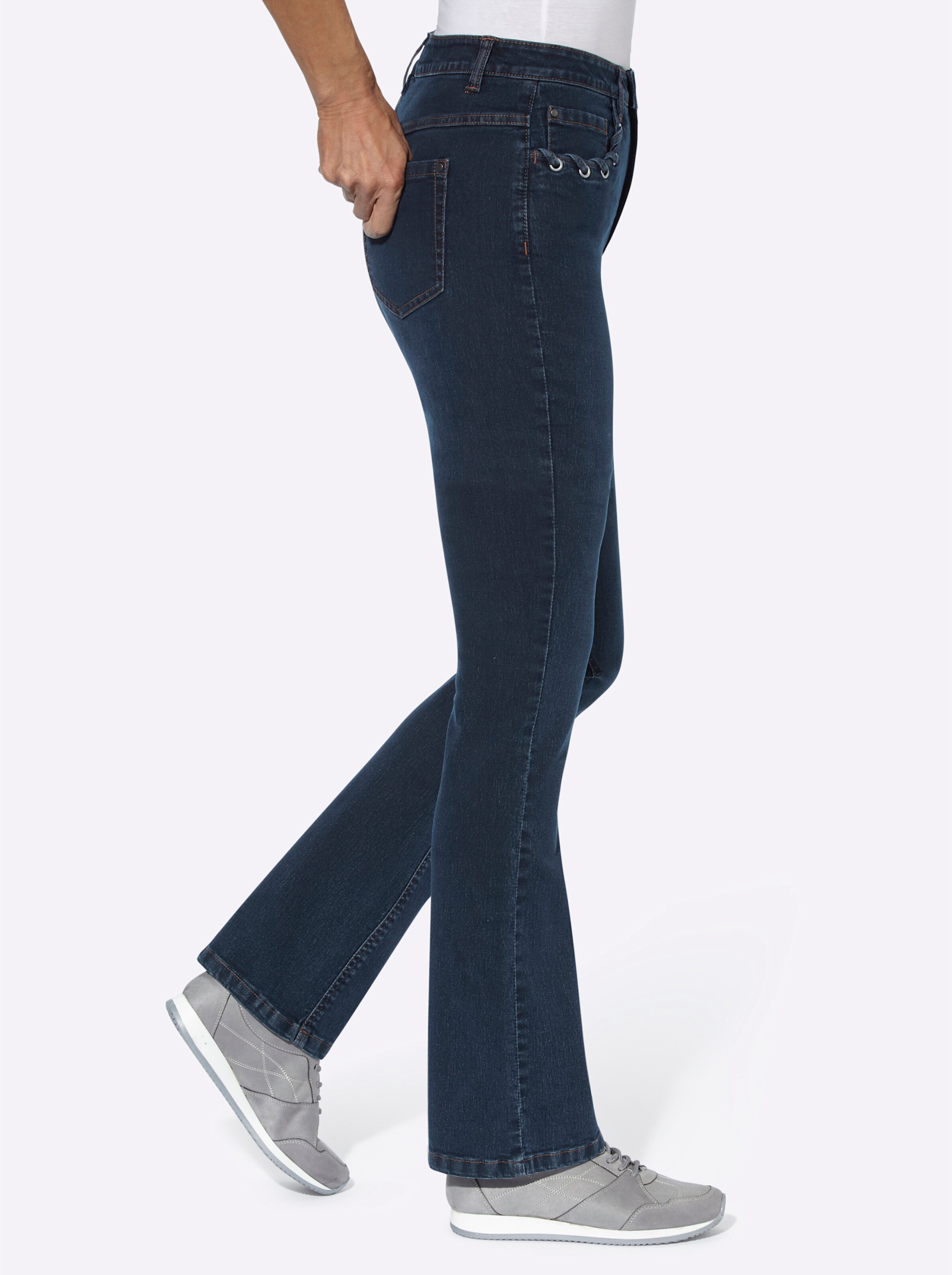 Bootcut-Jeans in dark blue