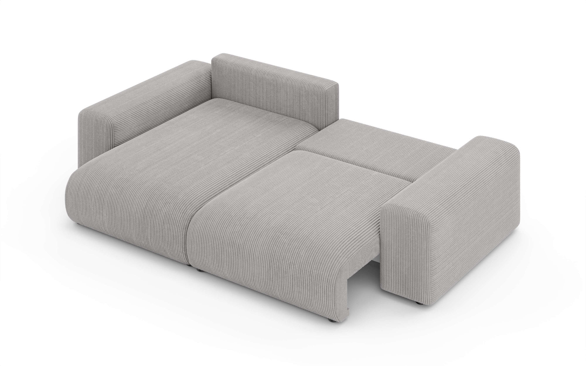 Home affaire Ecksofa »LAKESIDE mit Bettfunktion und Bettkasten, B/T/H 257/166/84 cm« L-Form, Recamiere beidseitig montierbar, mit Wellenunterfederung