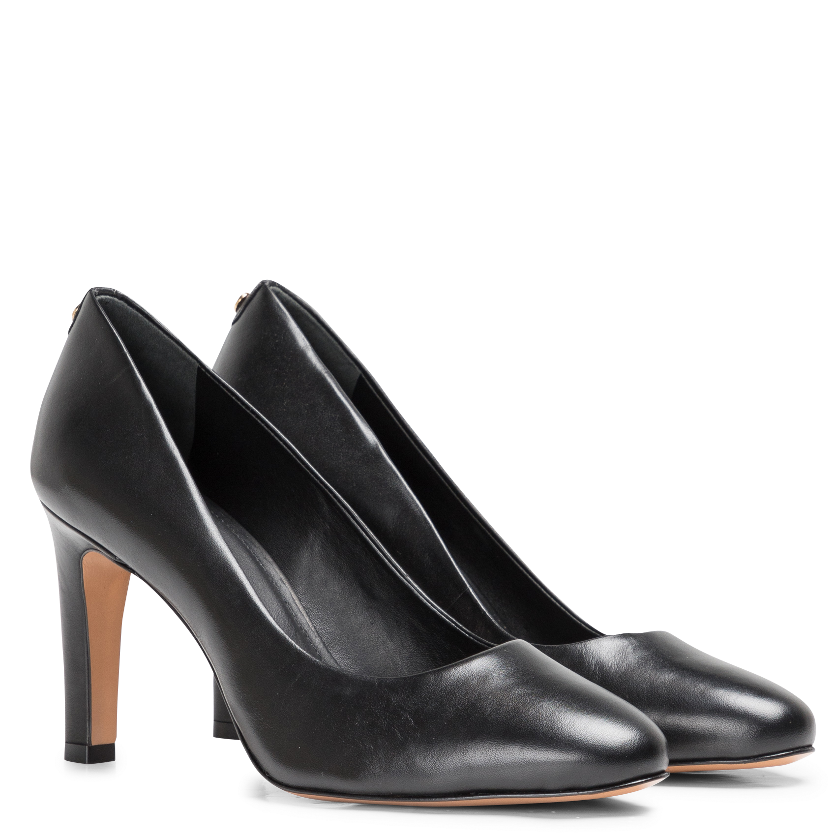 ZAINA - Escarpin en cuir lisse | Noir