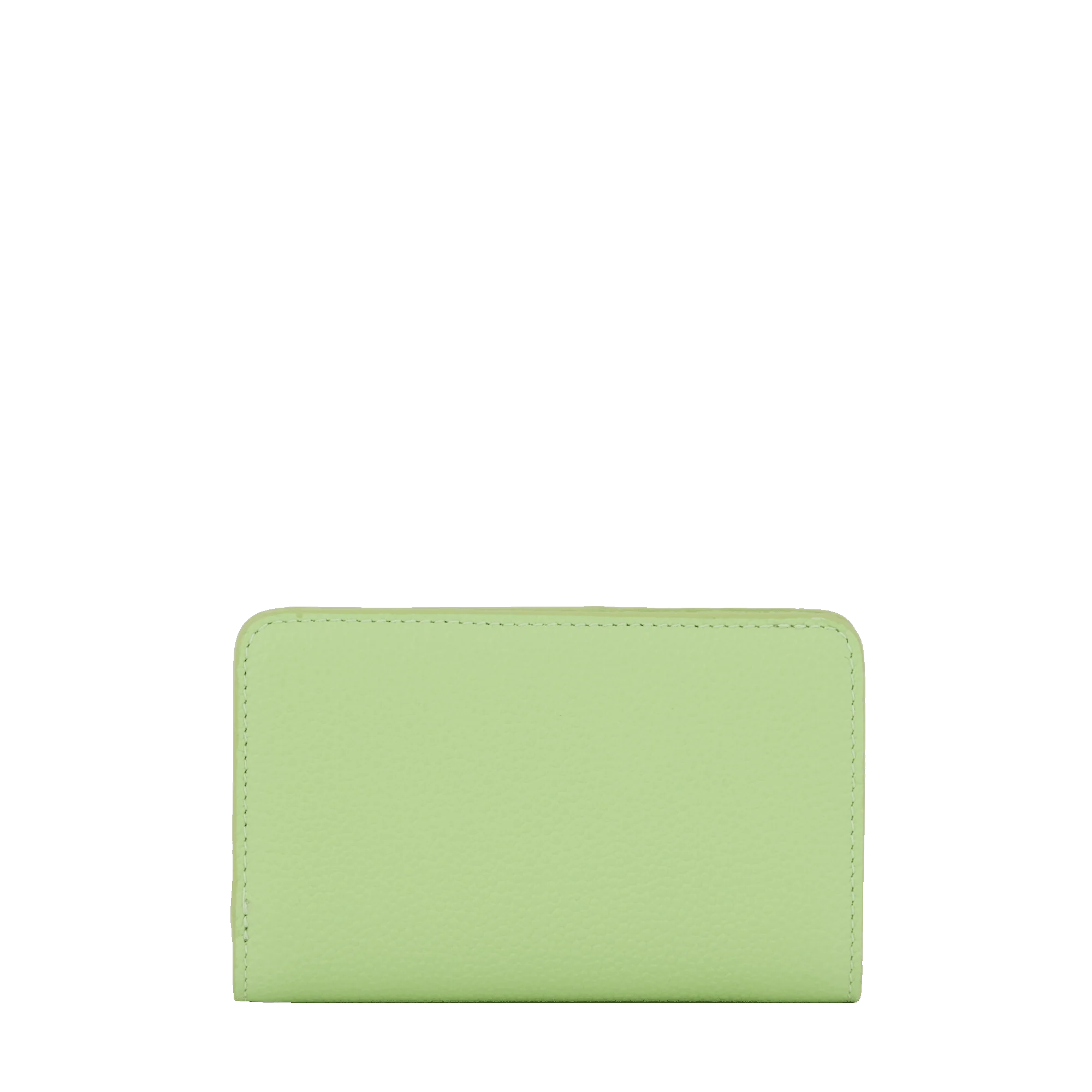 Portefeuille rectangulaire compact zippé Ninon de Lancel-Vert pomme
