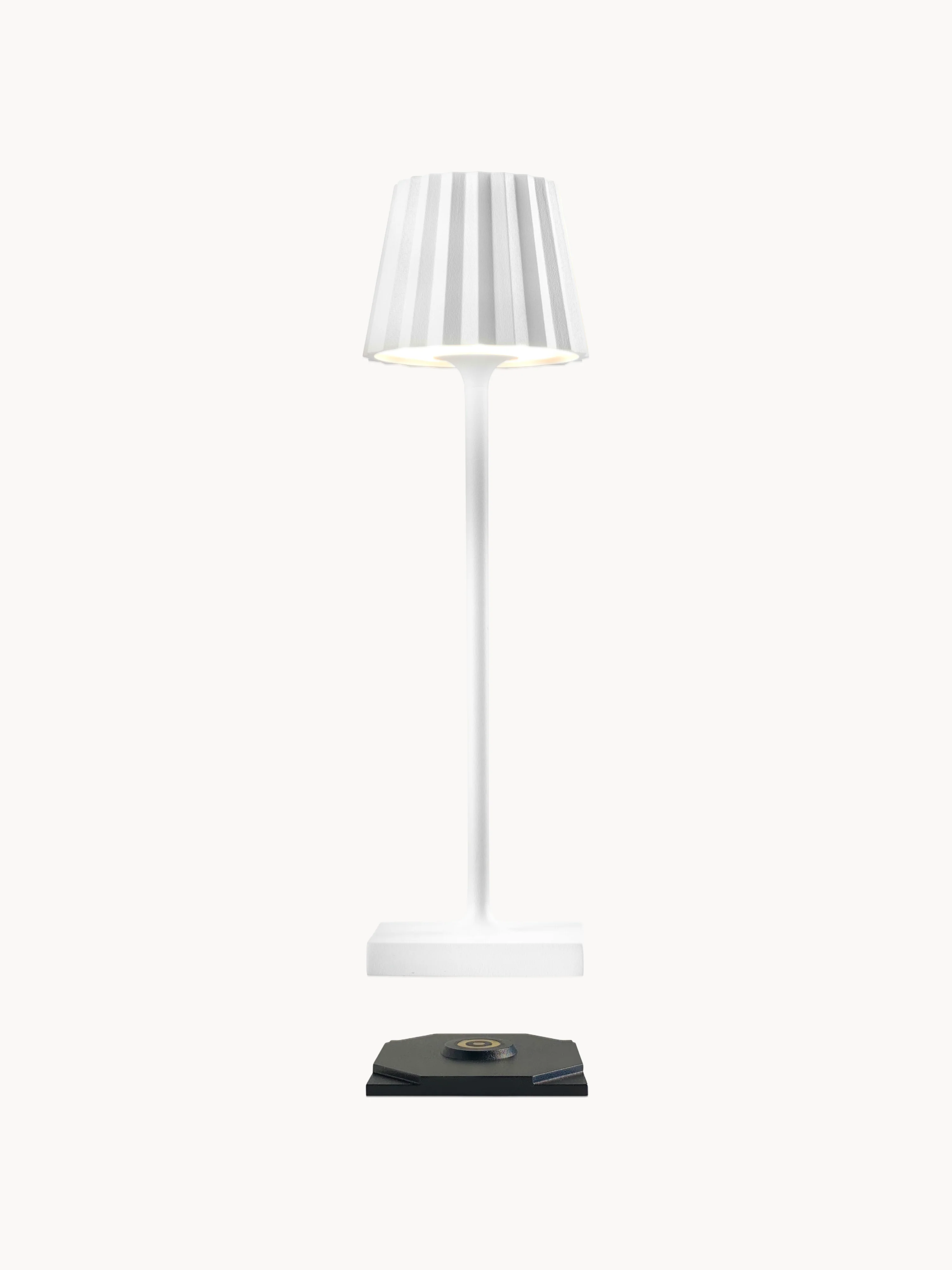 Draagbare outdoor LED-tafellamp Troll Nano RC, dimbaar