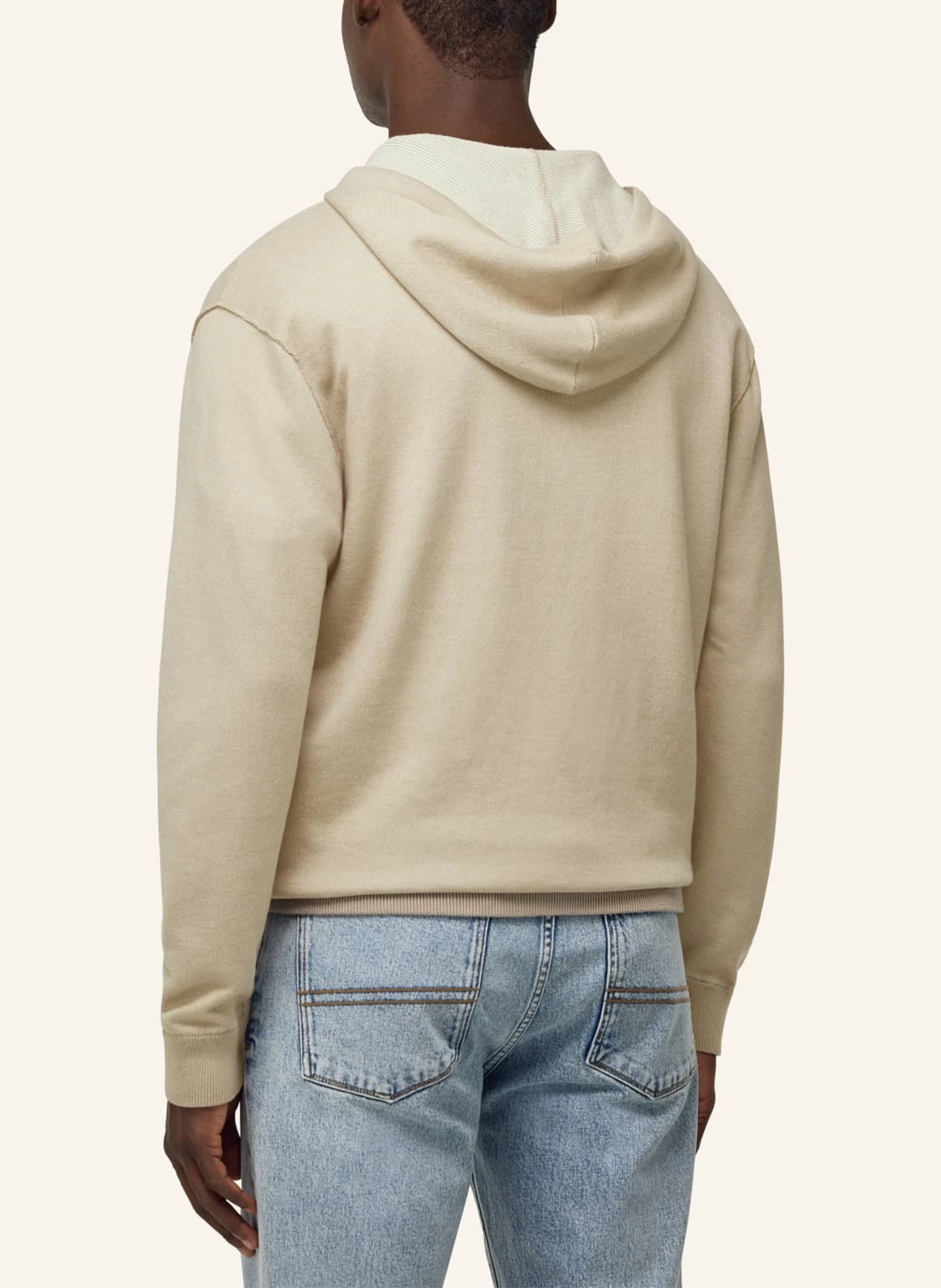 BOGGI MILANO Strick-Hoodie mit Seide