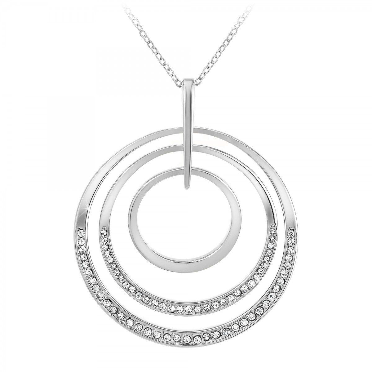 Collier SC Crystal orné de Zirconium