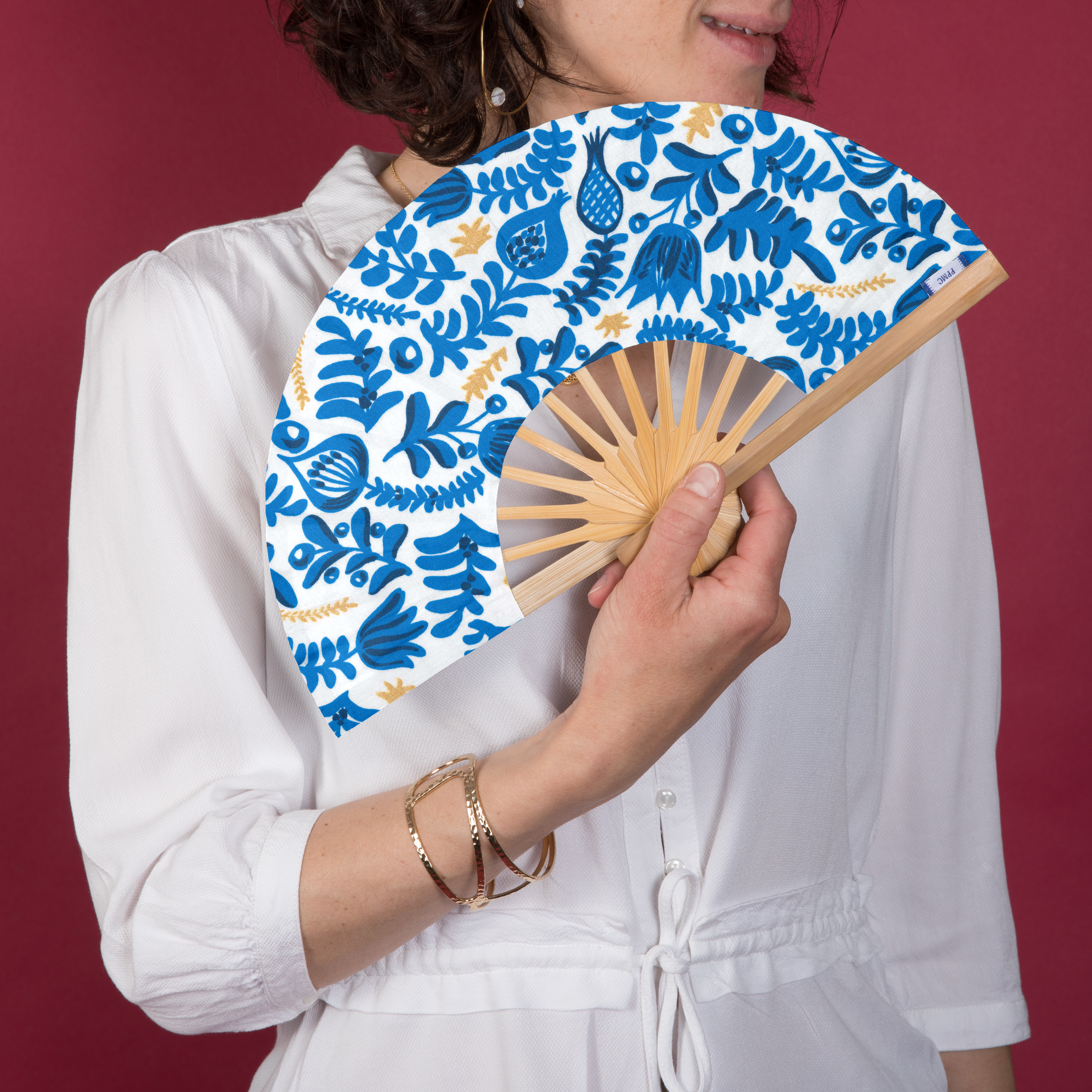 Eventail Passion Bleue