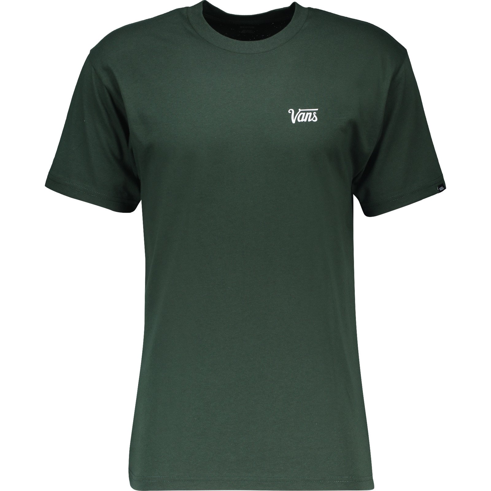 Vans Herren-T-Shirt Script L, dunkelgrün