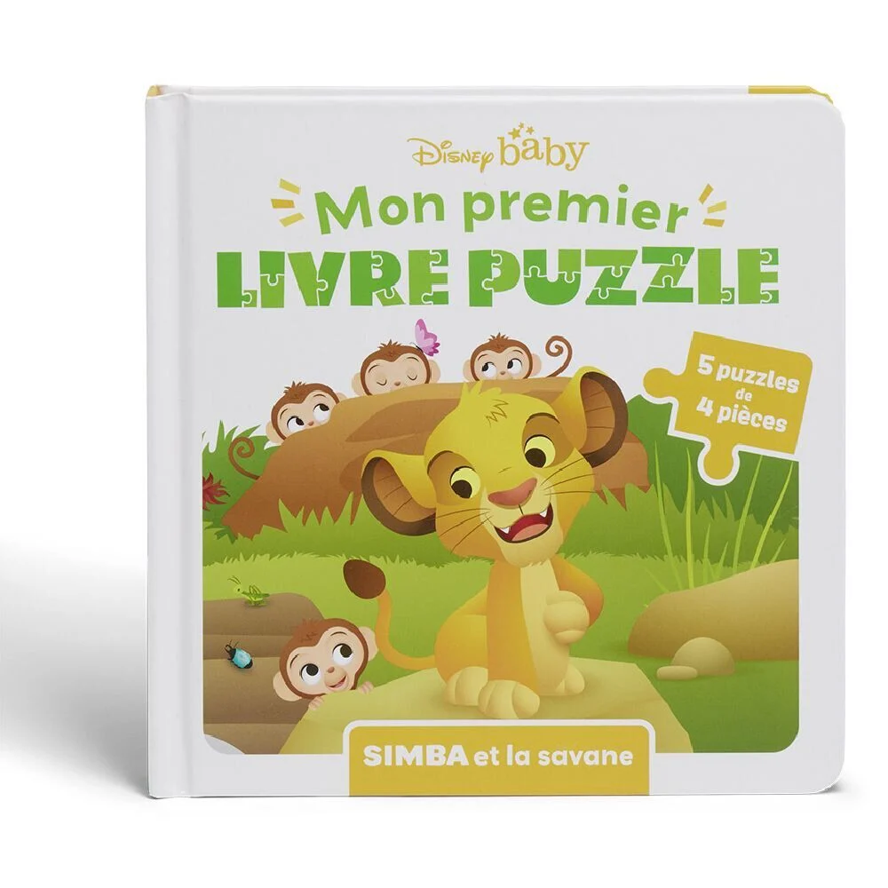 Mon premier Livre puzzle Disney - Simba et la Savane