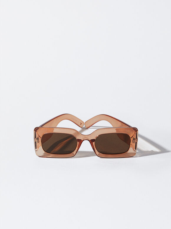 Gafas De Sol Cuadradas - Naranja