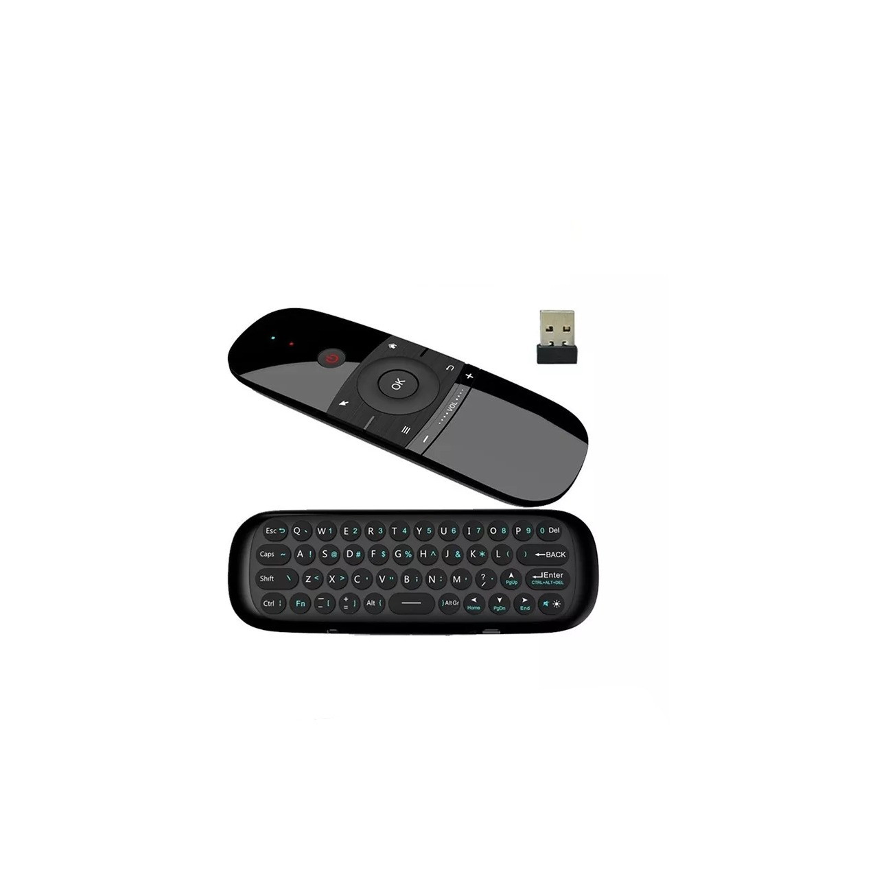 2.4Ghz Kabellose Air Mouse Fernbedienung für Android TV Box / PC / Smart TV / Beamer / Laptop / HTPC / Mediaplayer - Schwarz