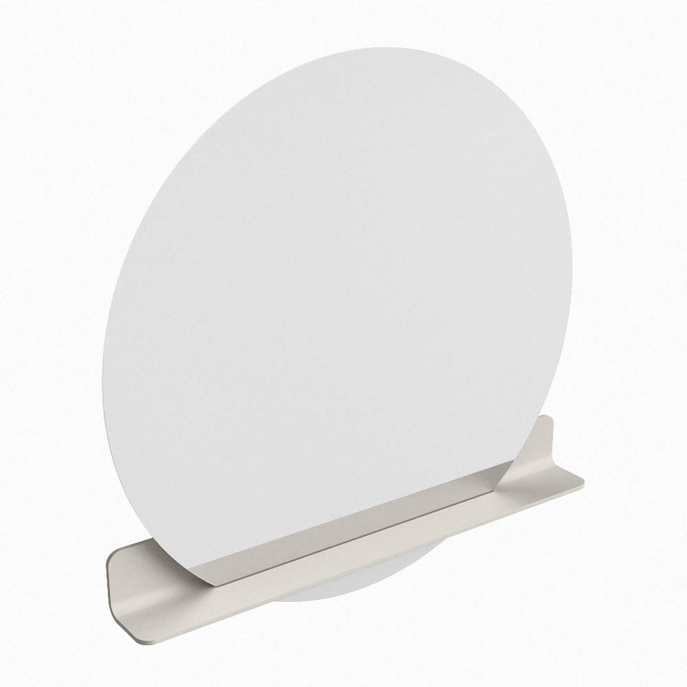 Mondiaz Spot spiegel rond Ø100cm met planchet linen