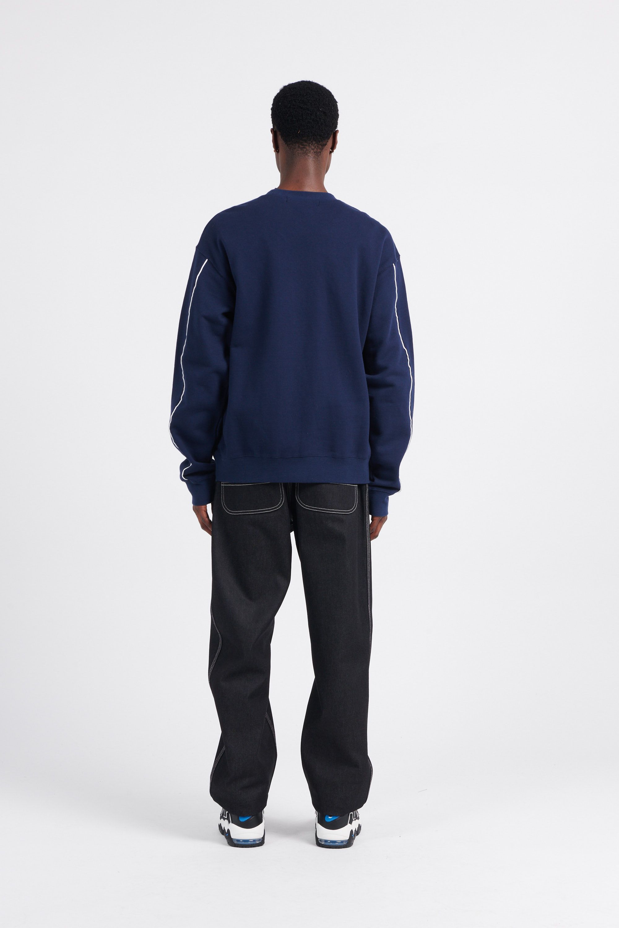 LOST MANAGEMENT CITIES Sweatshirt RACING SWEATSHIRT Bleu