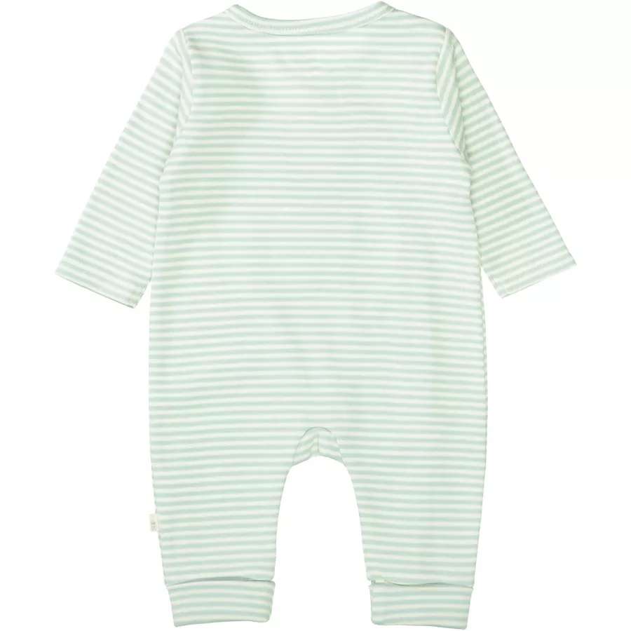 Staccato Overall soft green gestreift