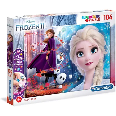 Clementoni Jewels Puzzle - Disneys Frozen 2, 104 Teile