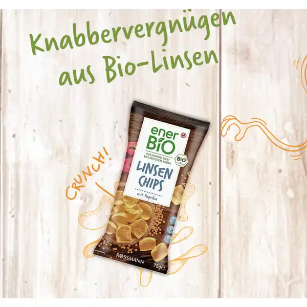 Linsen Chips Paprika