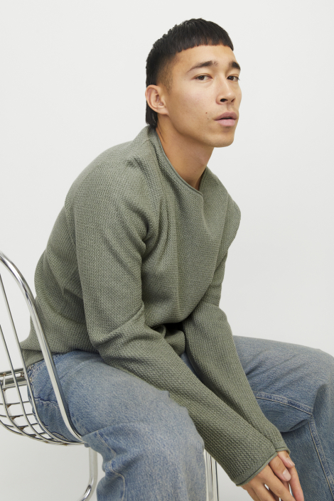 Jack & Jones groene heren trui