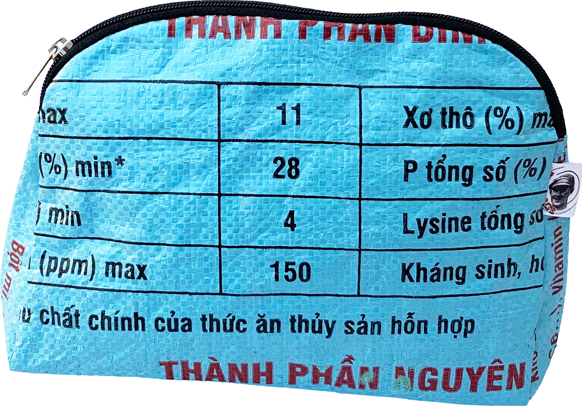 Beadbags Kosmetiktasche groß hellblau