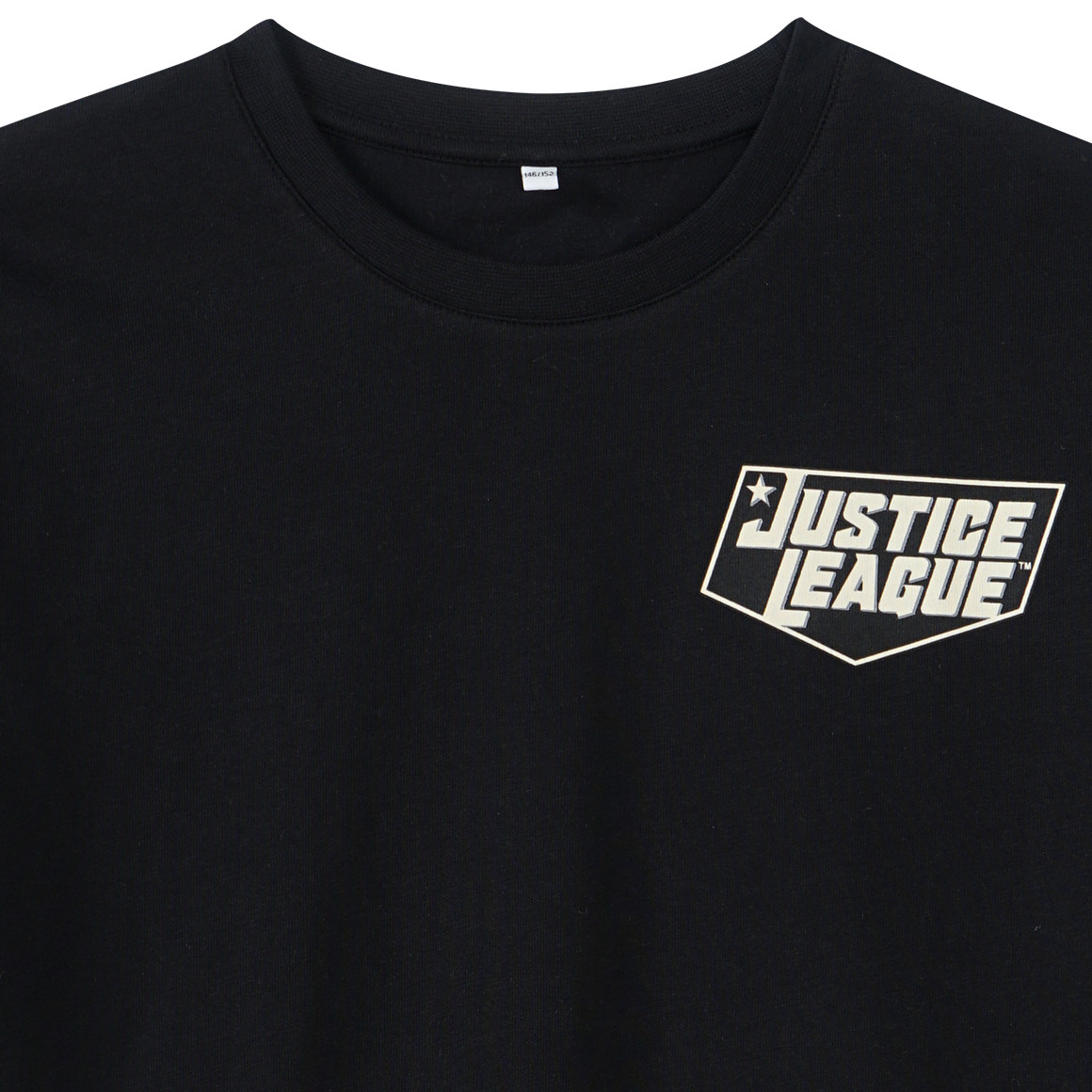 Yigga Justice League T-Shirt mit Rücken-Print schwarz