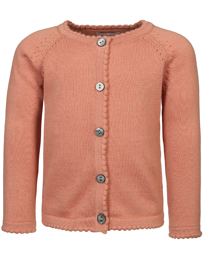 Strickjacke BABY BASIC LIGHT KNIT in cameo brown