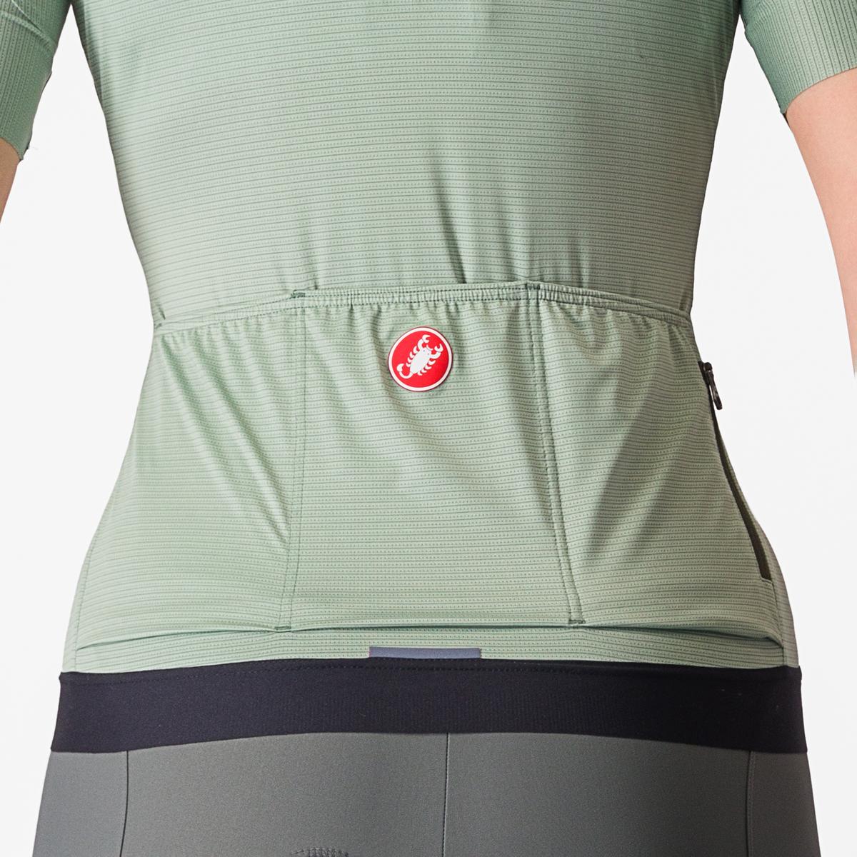 Castelli Espresso W Jersey til Kvinder i Defender Green/Deep Green