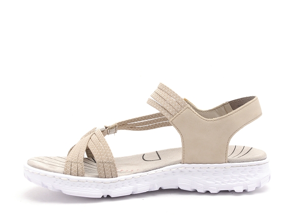 Rieker nu pieds plats femme 67878 beige