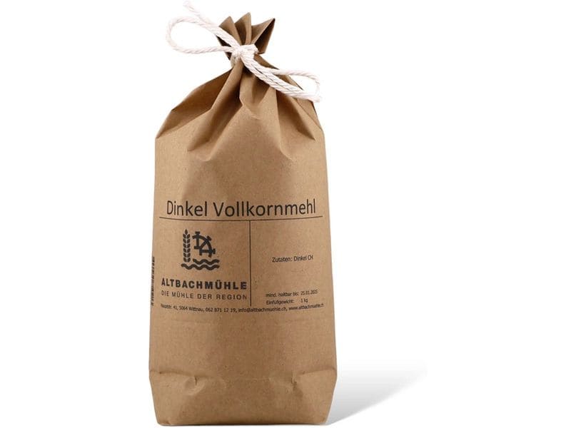 Altbachmühle Dinkel Vollkornmehl 1 kg Mehl aus Dinkel Vollkorn