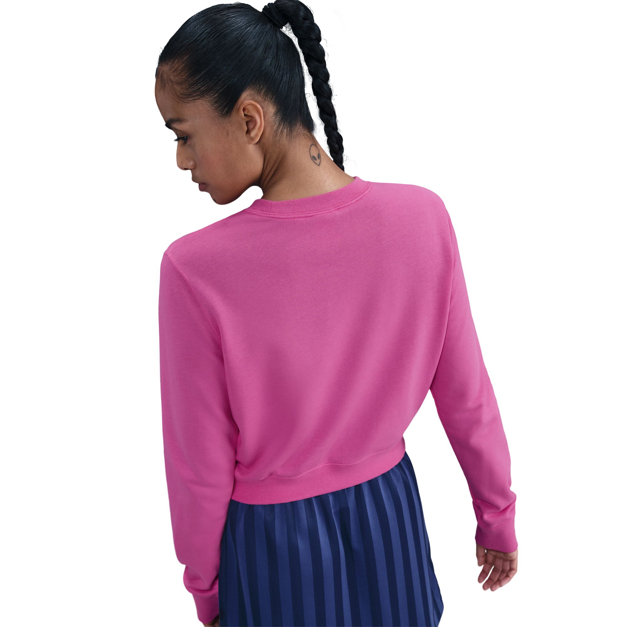 Sportswear Chill Terry Crew-Neck Dame 675/Playful Pink/Sail