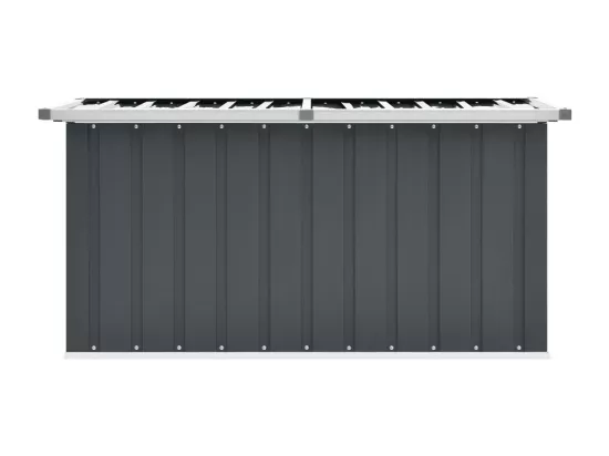 Boîte de rangement de jardin Gris 129x67x65 cm