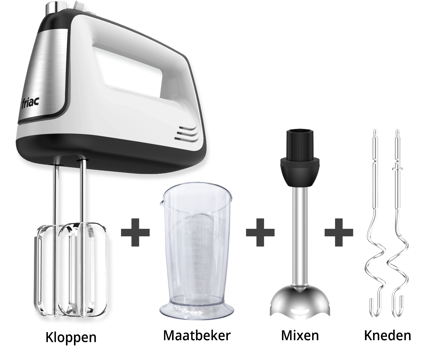 Friac MXH400 ST 3-IN-1 Handmixer 400 W