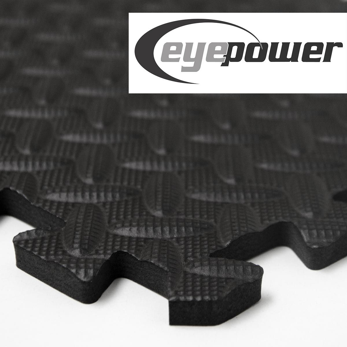 eyepower Trainingsmatte 30x30x1 cm 9er Set
