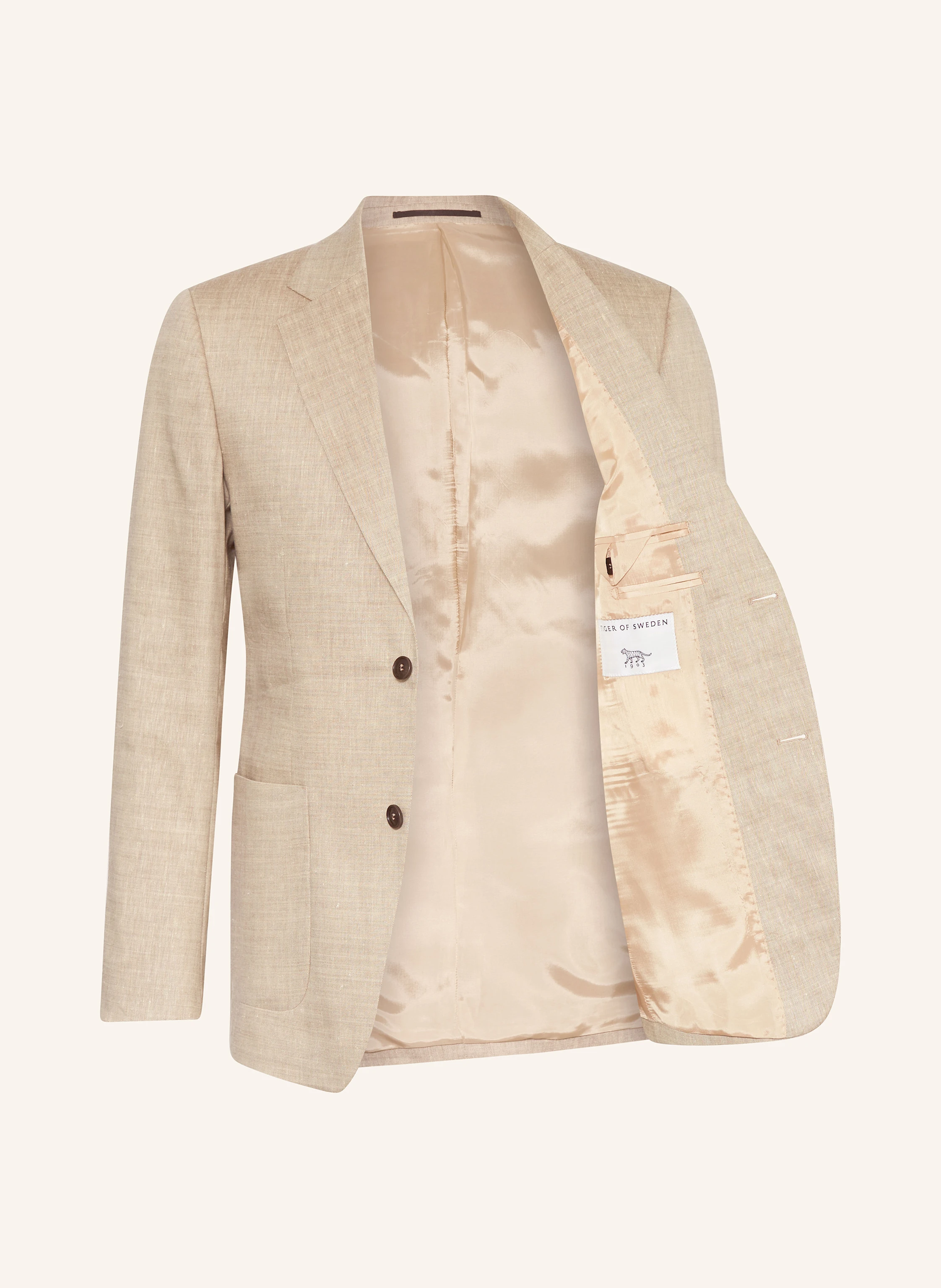 TIGER OF SWEDEN Anzugsakko JUSTIN P Regular Fit mit Leinen