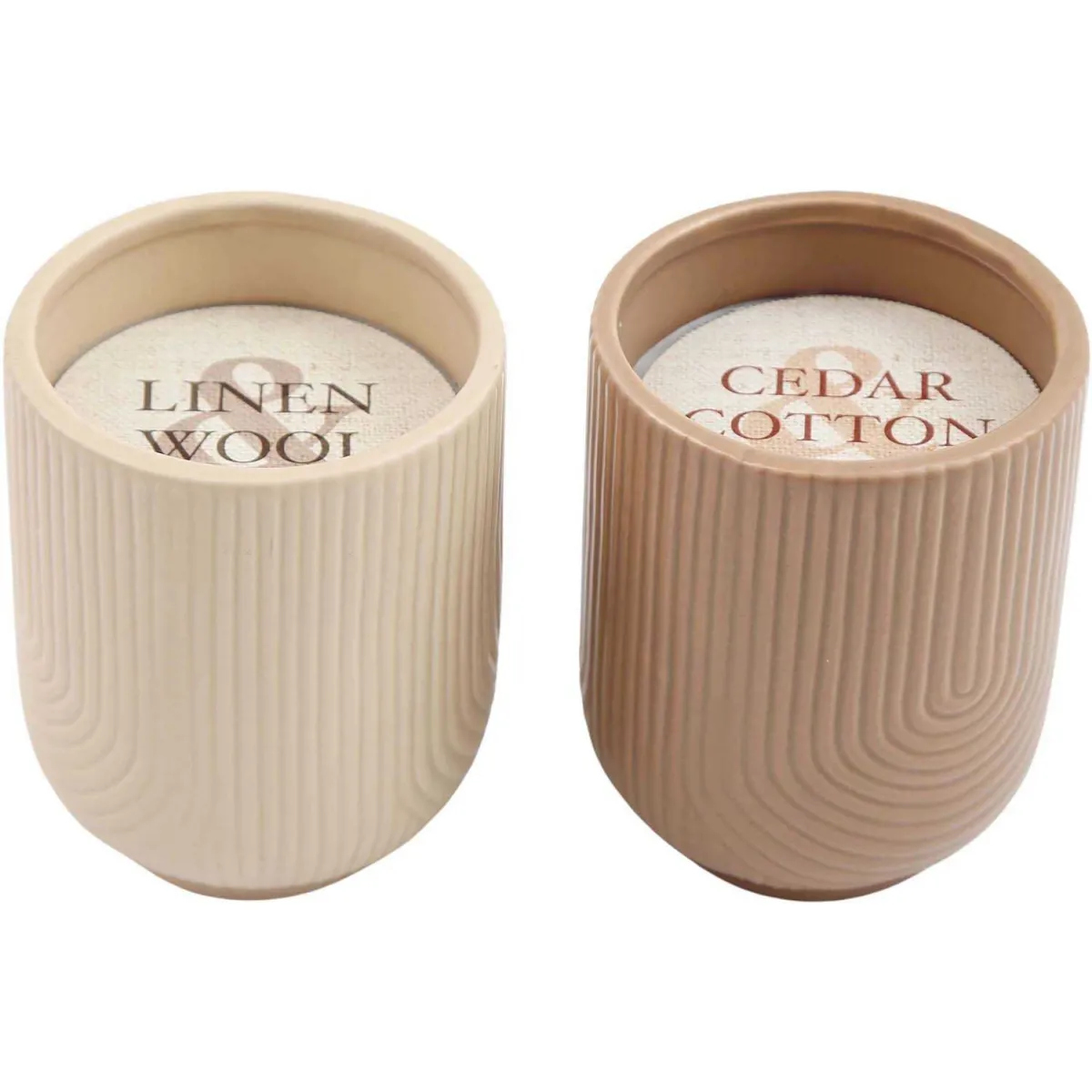 Sil Bougie Parfumée en Pot Dolomite - Lot de 2