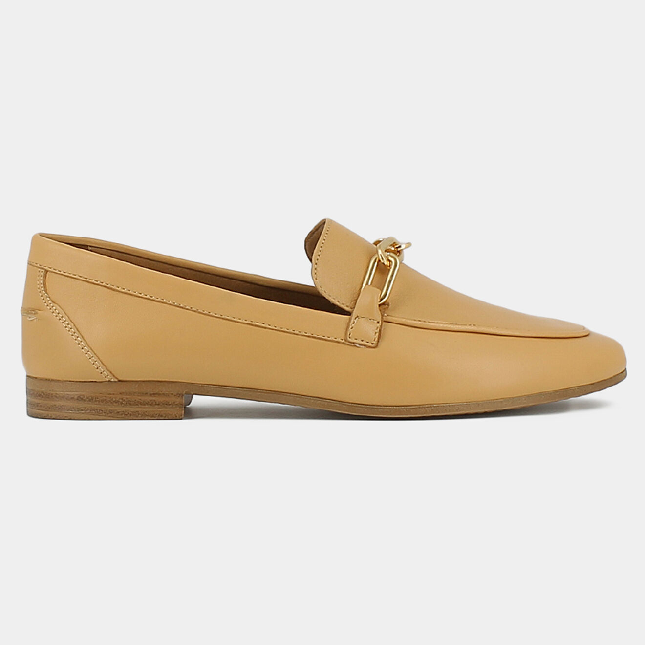 Jonak Mocassins en Cuir Idée beiges