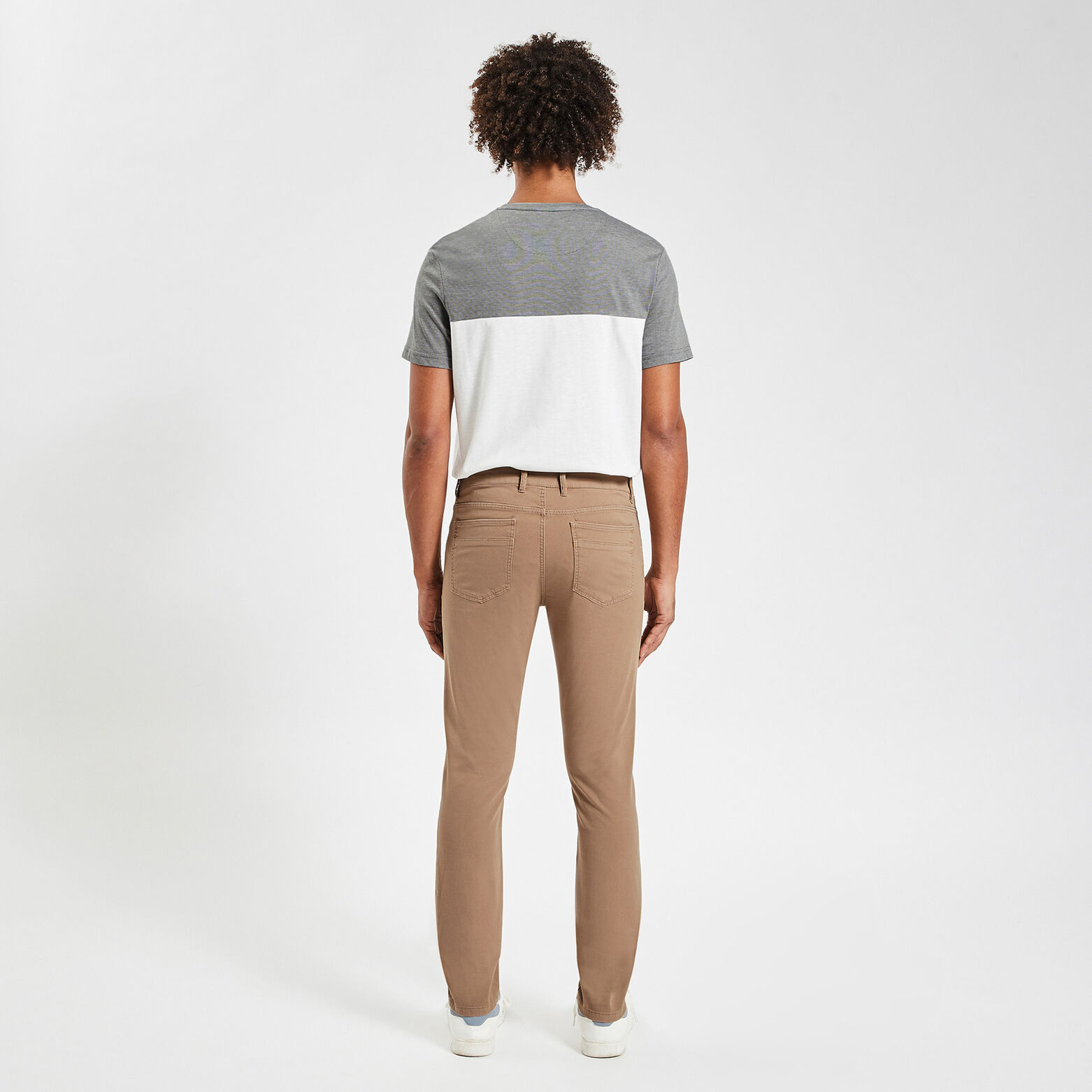 Pantalon 5 poches Beige