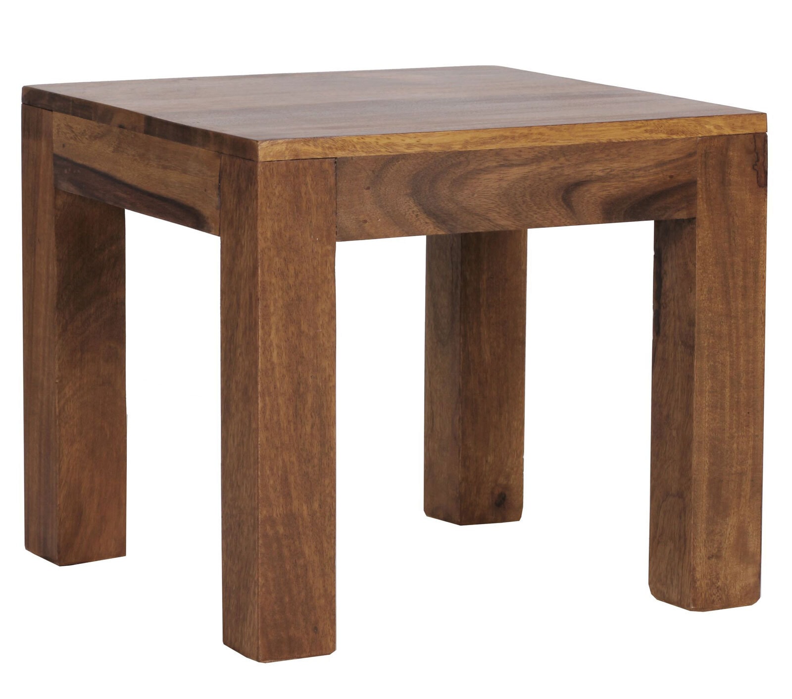 Couchtisch 45 x 45 cm braun