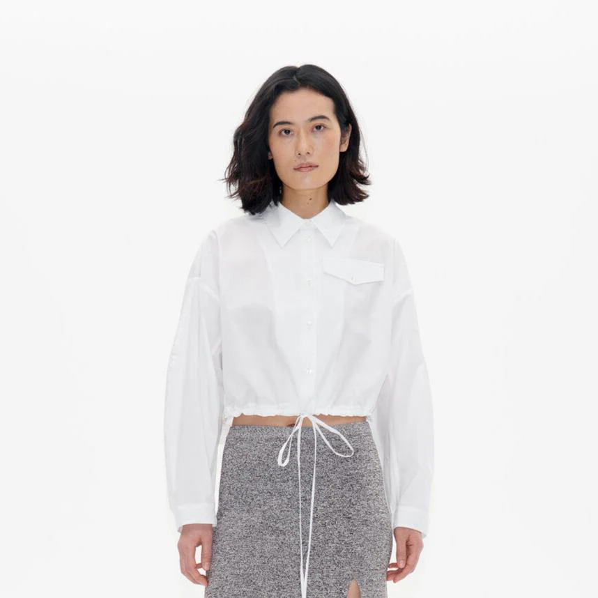 Baum und Pferdgarten  Bryce cropped skjorte - Bright White
