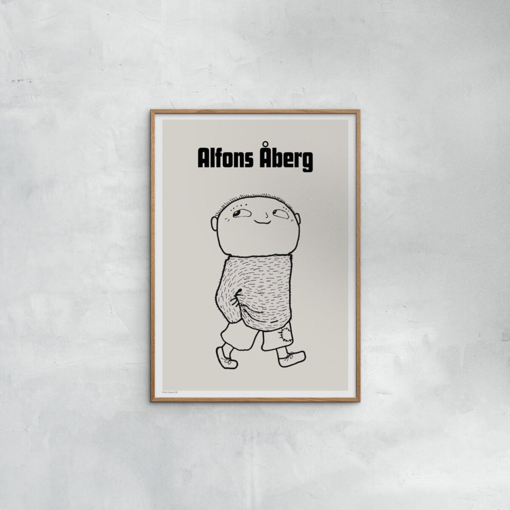 Køb Poster & Frame Alfons Åberg - Alfons Åberg - Hænder I Lommen