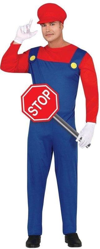 Guirca - Treinmachinist/Boer Kostuum - Multicolor - Polyester