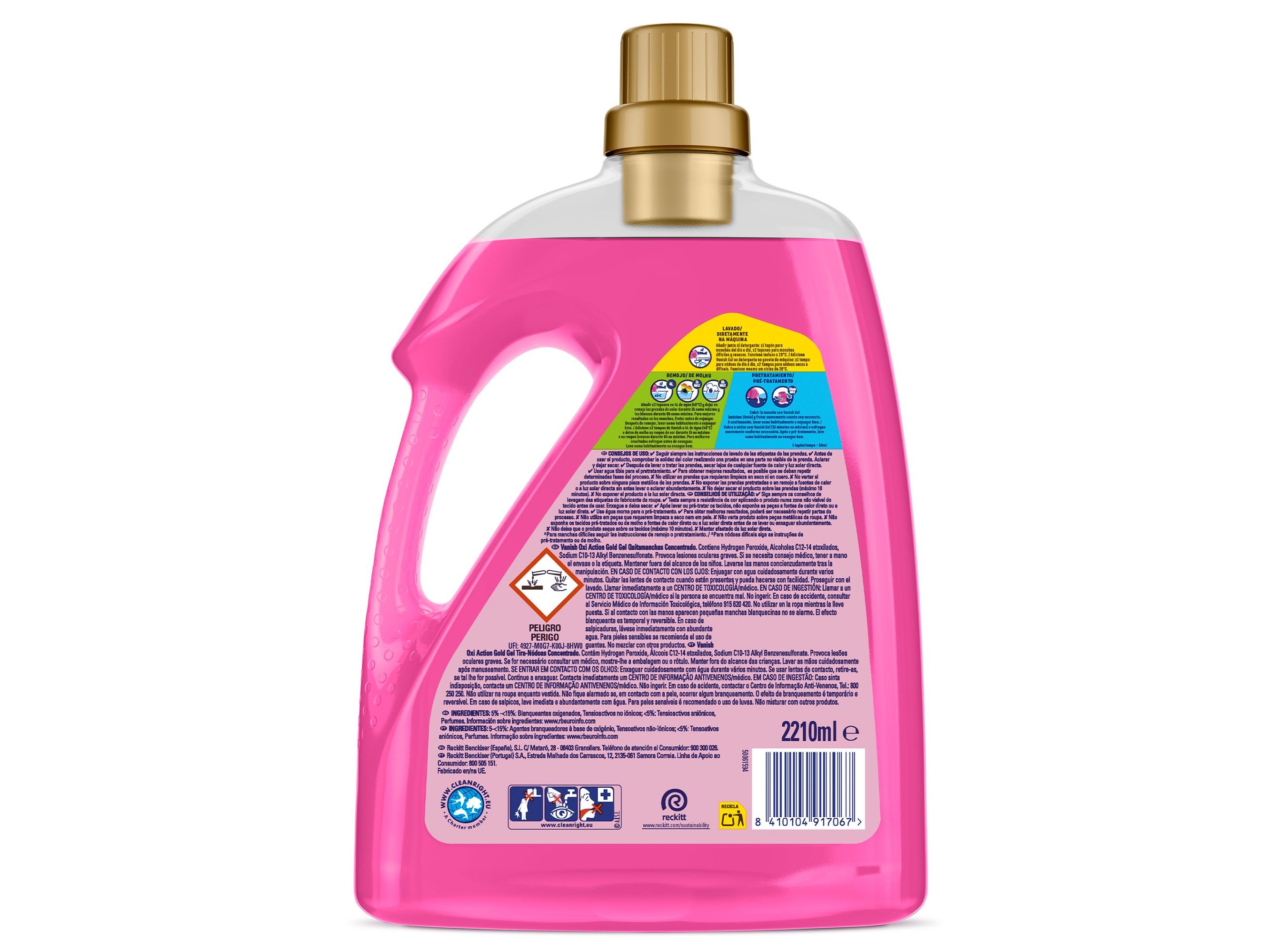 ADITIVO TIRA NÓDOAS VANISH OXI ACTION PINK 2.21L