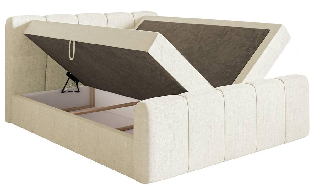 NADUVI Collection Boxspring Chloe 160x200 chenille met opbergruimte
