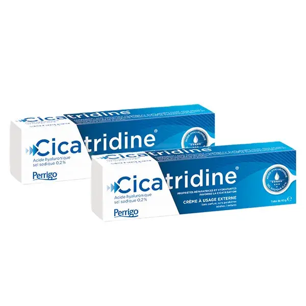Kit com 2 unidades - Cicatridine - Creme cicatrizante com ácido hialurônico 60g
