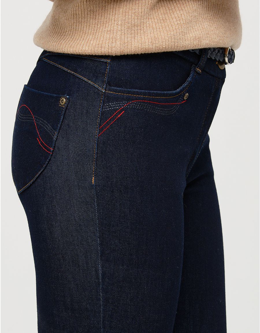Jean brut 7/8è bi-stretch