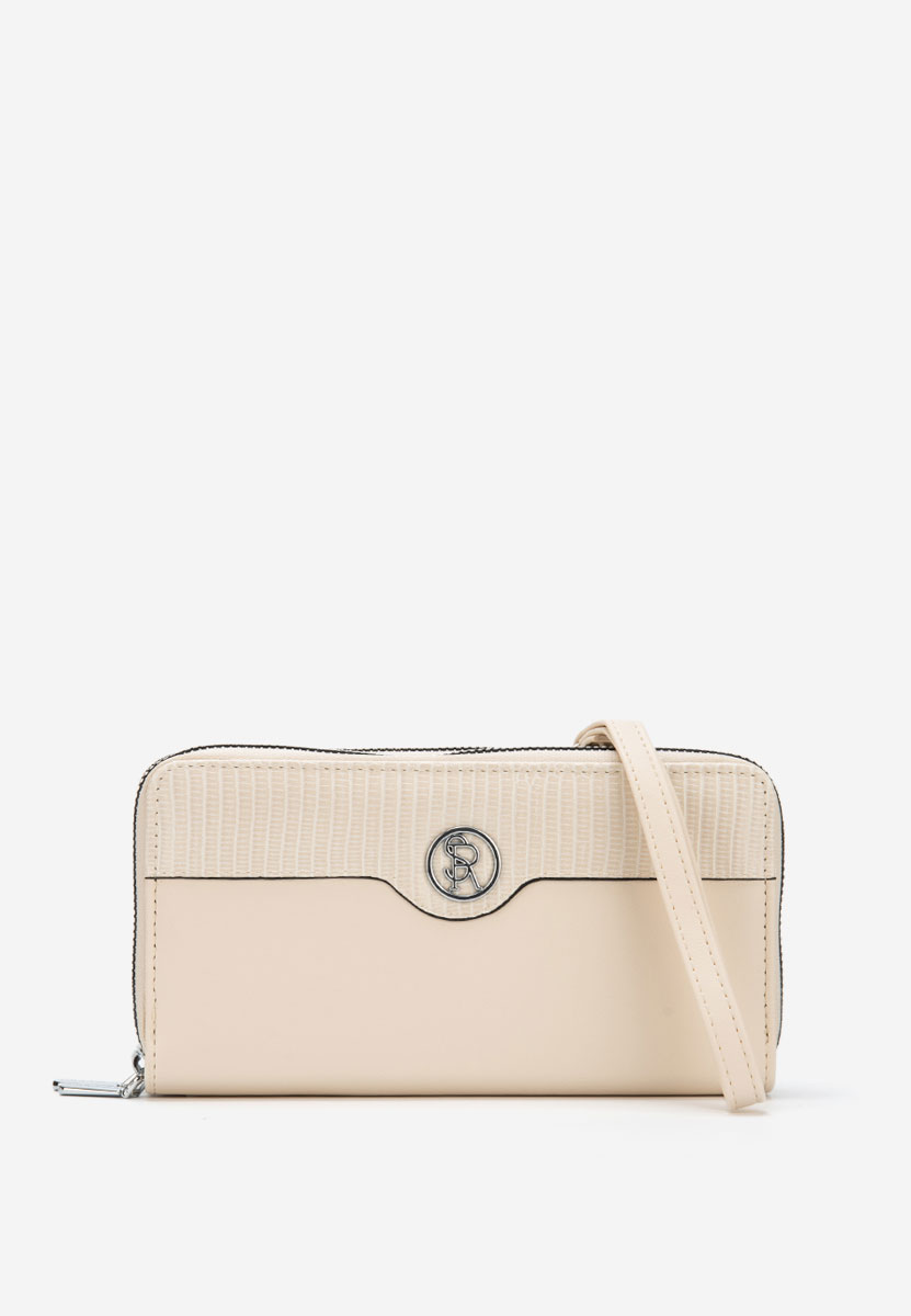 Portefeuille femme beige Silvia Rosa 3041
