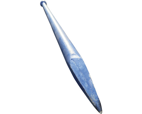 Koevoet voor straatstenen met knop en punt, 1250x30mm, blauw