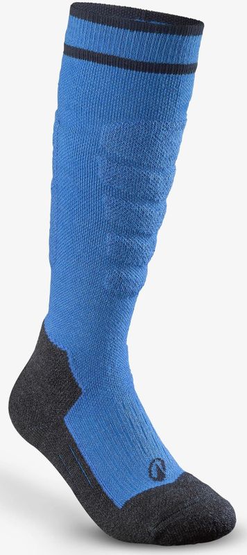 Skisokken 500 voor kinderen blauw